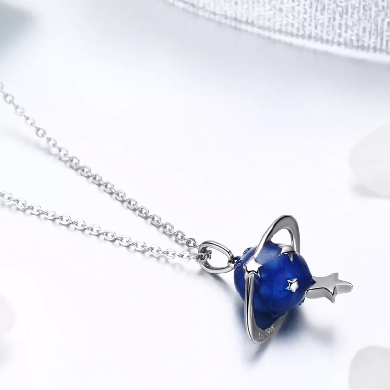 (bild till) Pandora Stil Halsband Hemlig Planet - Bsn007 - View 4