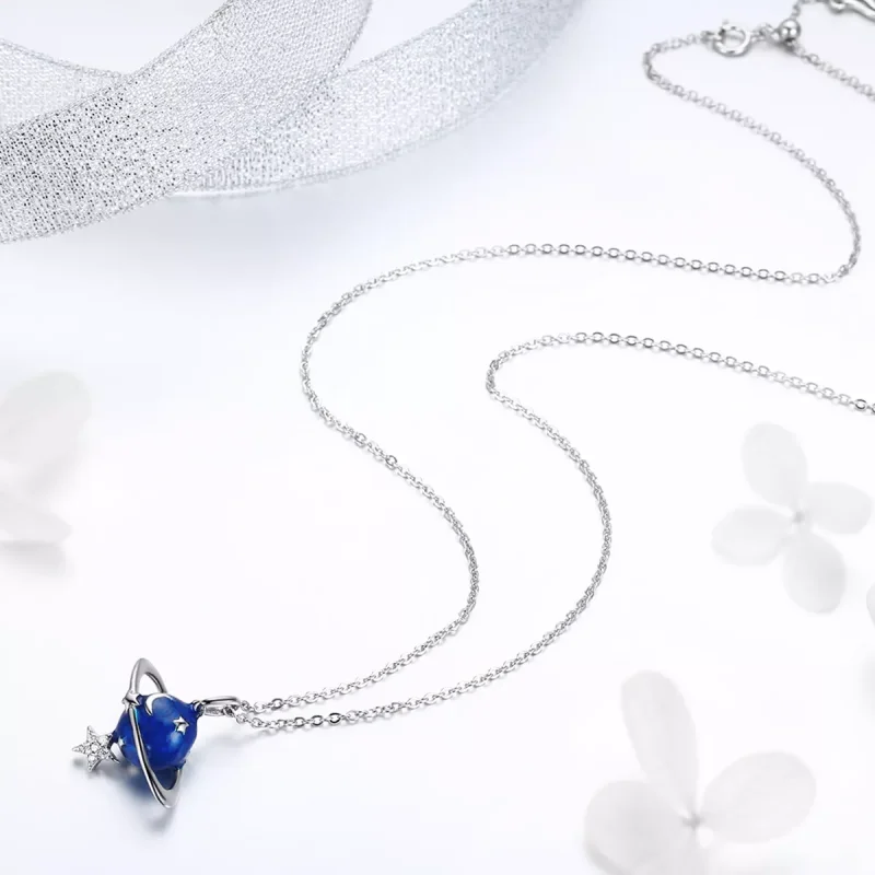 (bild till) Pandora Stil Halsband Hemlig Planet - Bsn007 - View 5