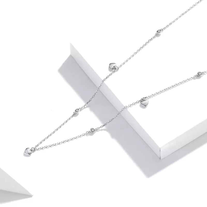 (bild till) Pandora Stil Halsband Hjärtformad - Scn417 - View 3