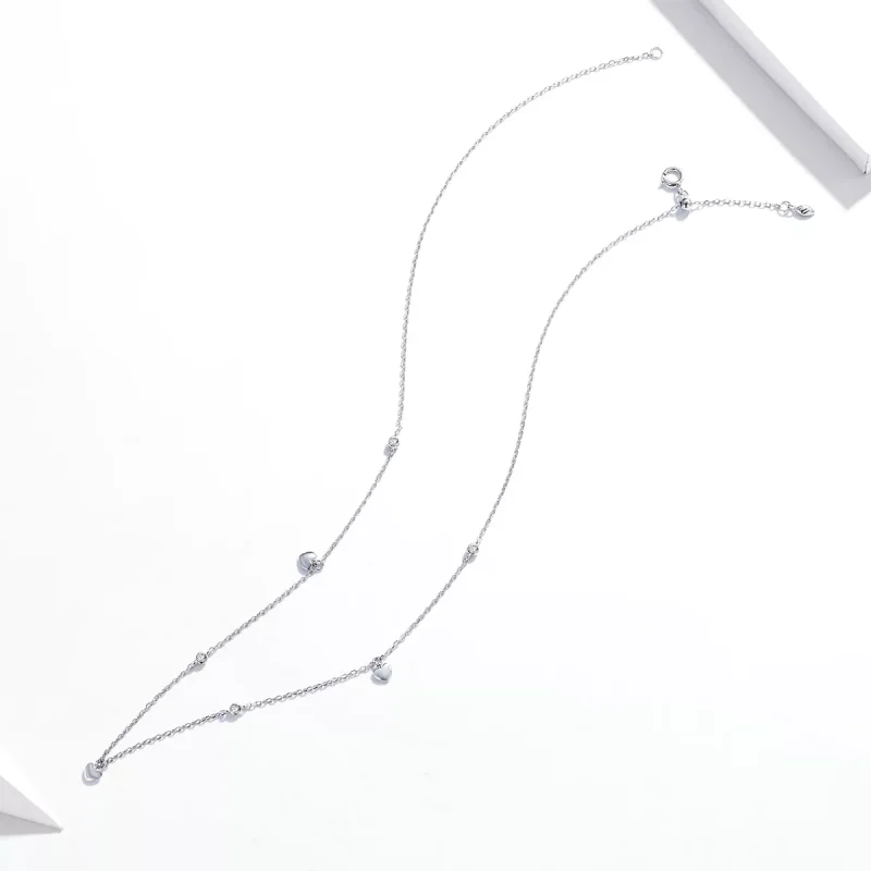 (bild till) Pandora Stil Halsband Hjärtformad - Scn417 - View 4