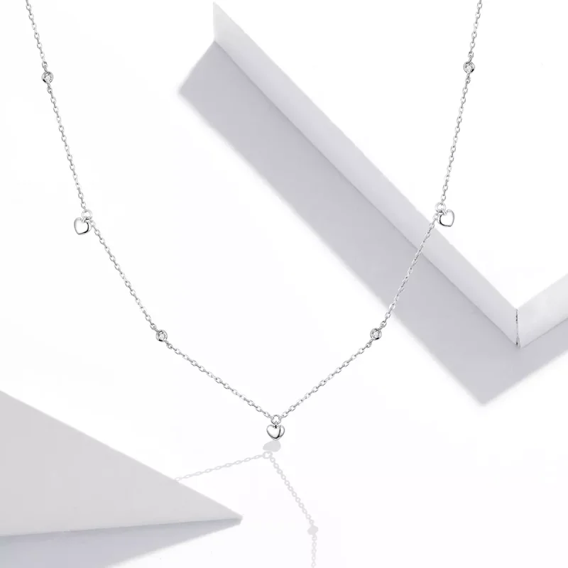 (bild till) Pandora Stil Halsband Hjärtformad - Scn417 - View 5