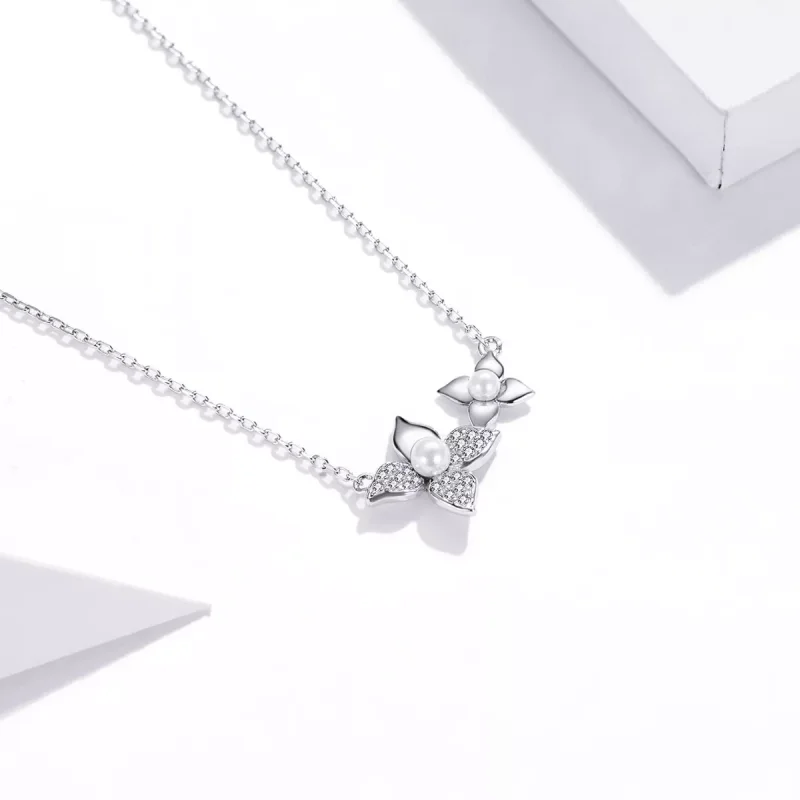 (bild till) Pandora Stil Halsband Hortensia Boll - Scn438 - View 2