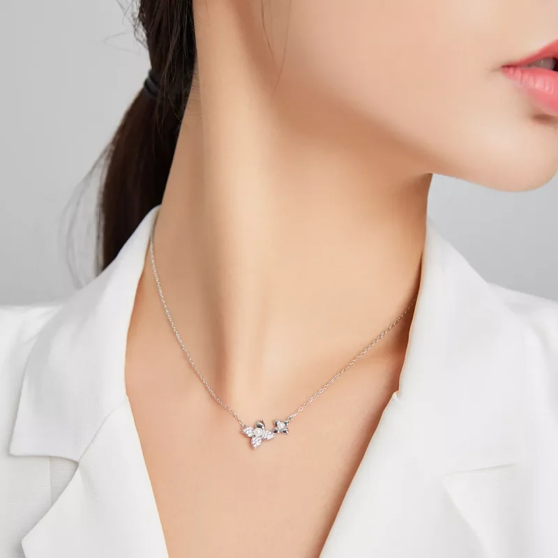 (bild till) Pandora Stil Halsband Hortensia Boll - Scn438 - View 8