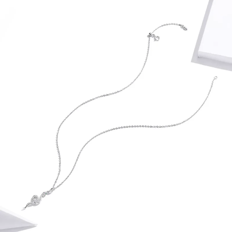 (bild till) Pandora Stil Halsband Härlig Orm - Scn409 - View 4