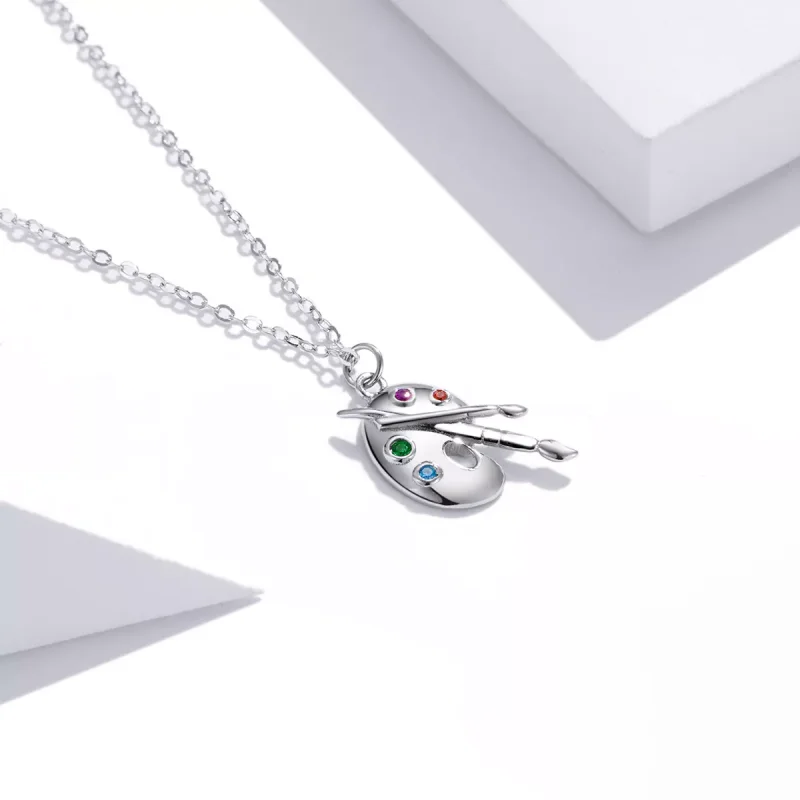 (bild till) Pandora Stil Halsband Konstnärligt Liv - Scn457 - View 2