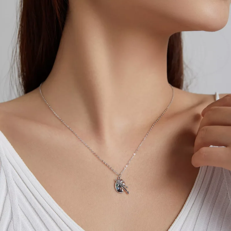 (bild till) Pandora Stil Halsband Konstnärligt Liv - Scn457 - View 8