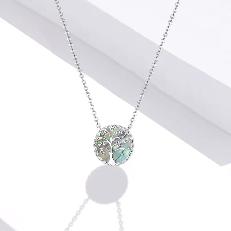 (bild till) Pandora Stil Halsband Livets Färgglada Träd - Scn433 - View 5
