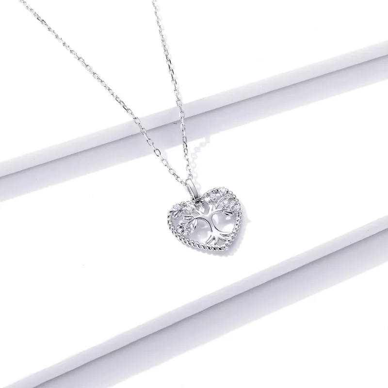 (bild till) Pandora Stil Halsband Livets Träd - Bsn176 - View 3
