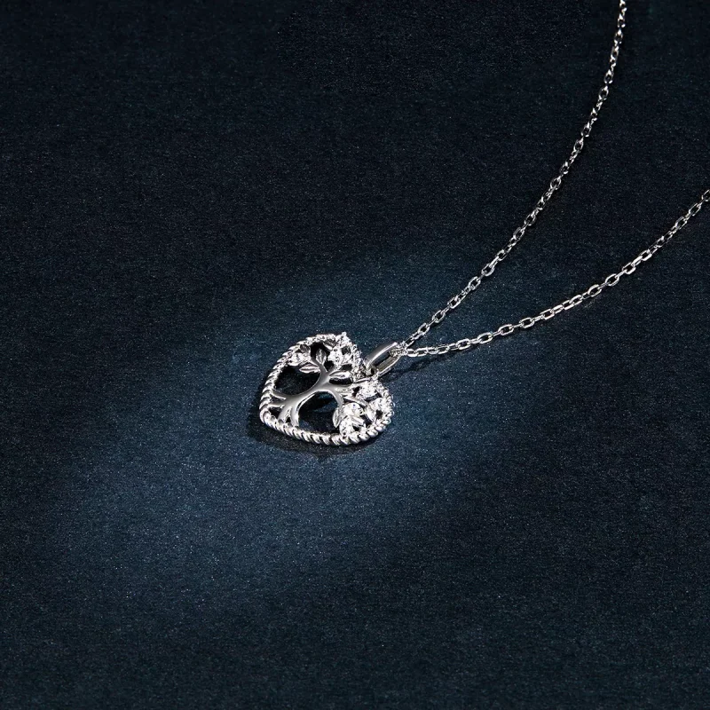 (bild till) Pandora Stil Halsband Livets Träd - Bsn176 - View 5