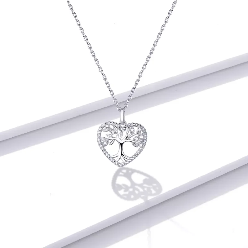 (bild till) Pandora Stil Halsband Livets Träd - Bsn176 - View 6