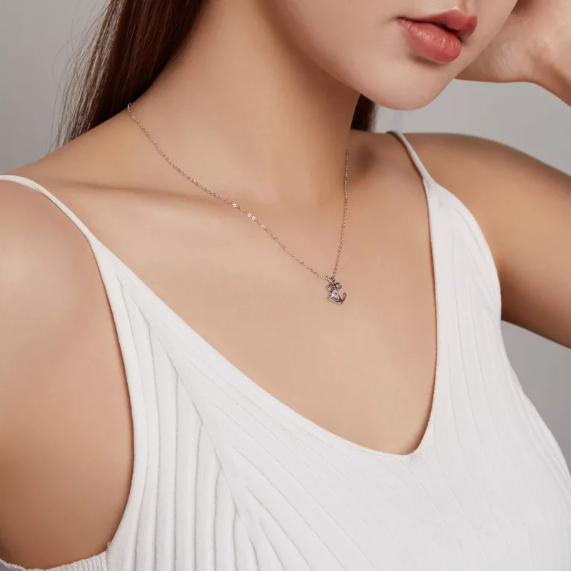 (bild till) Pandora Stil Halsband Lojal Kärlek - Scn458 - View 6