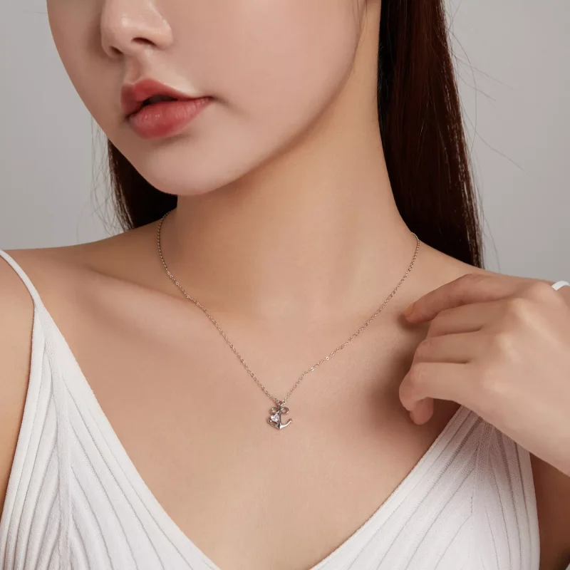 (bild till) Pandora Stil Halsband Lojal Kärlek - Scn458 - View 8