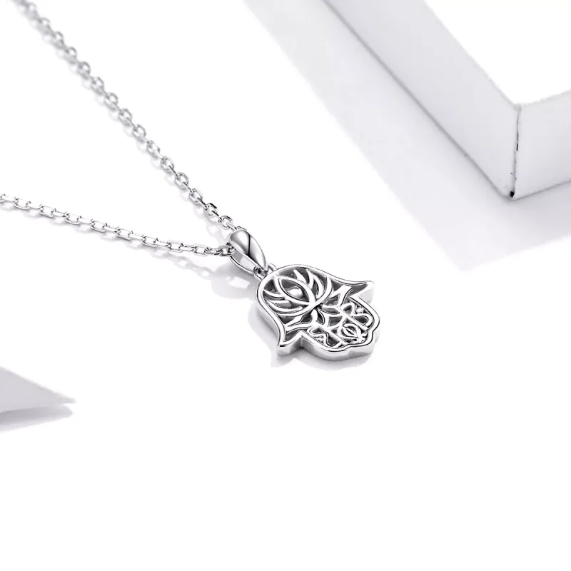 (bild till) Pandora Stil Halsband Lucky Hand - Scn434 - View 2