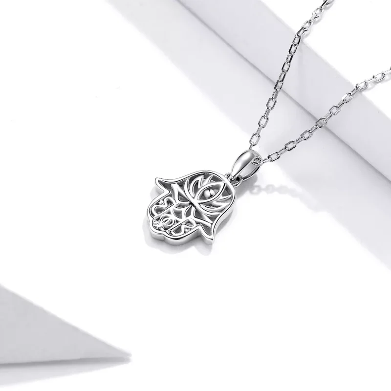 (bild till) Pandora Stil Halsband Lucky Hand - Scn434 - View 3