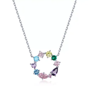 (bild till) Pandora Stil Halsband Lycklig Krans - Bsn178