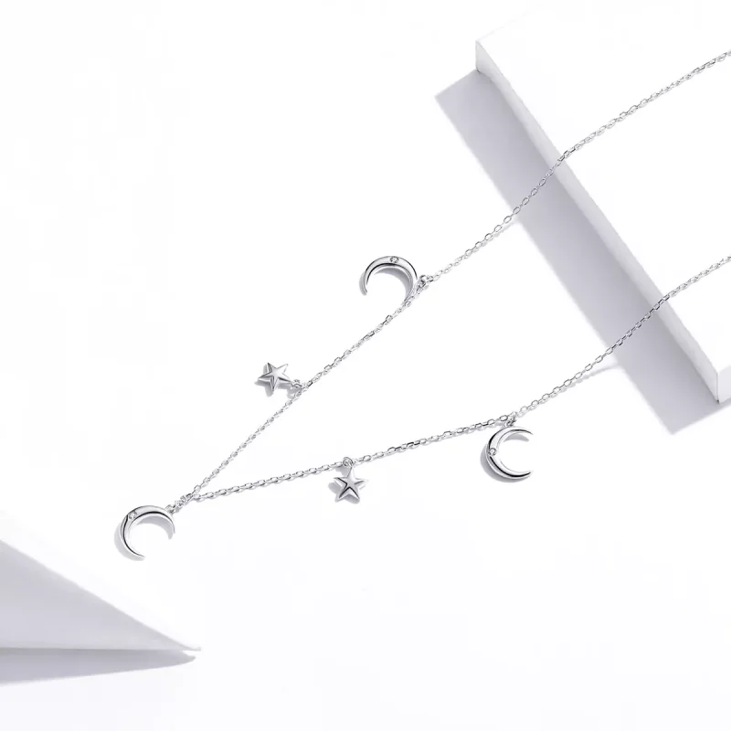 (bild till) Pandora Stil Halsband Moon And Star - Scn411 - View 3