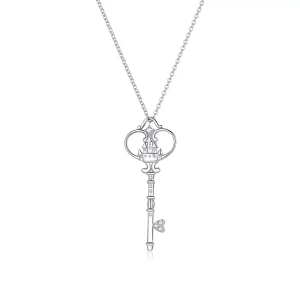 (bild till) Pandora Stil Halsband Nyckeln Till Slottet - Scn441
