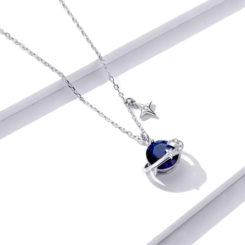(bild till) Pandora Stil Halsband Planet - Bsn166 - View 3