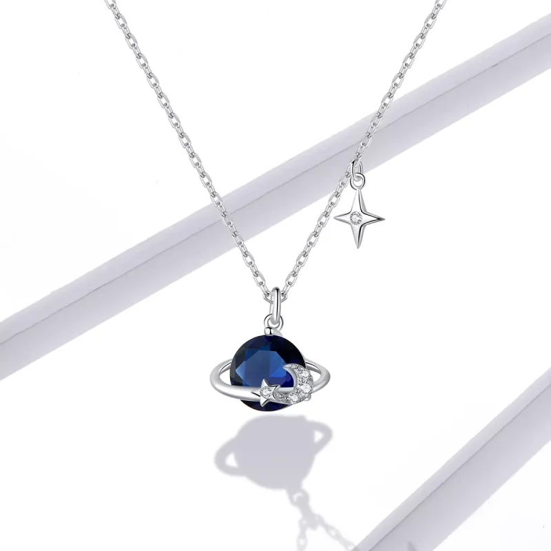 (bild till) Pandora Stil Halsband Planet - Bsn166 - View 5