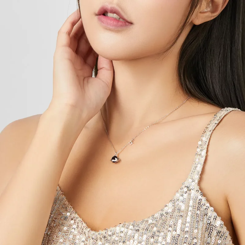 (bild till) Pandora Stil Halsband Planet - Bsn166 - View 7