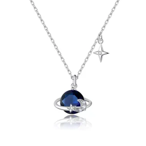 (bild till) Pandora Stil Halsband Planet - Bsn166