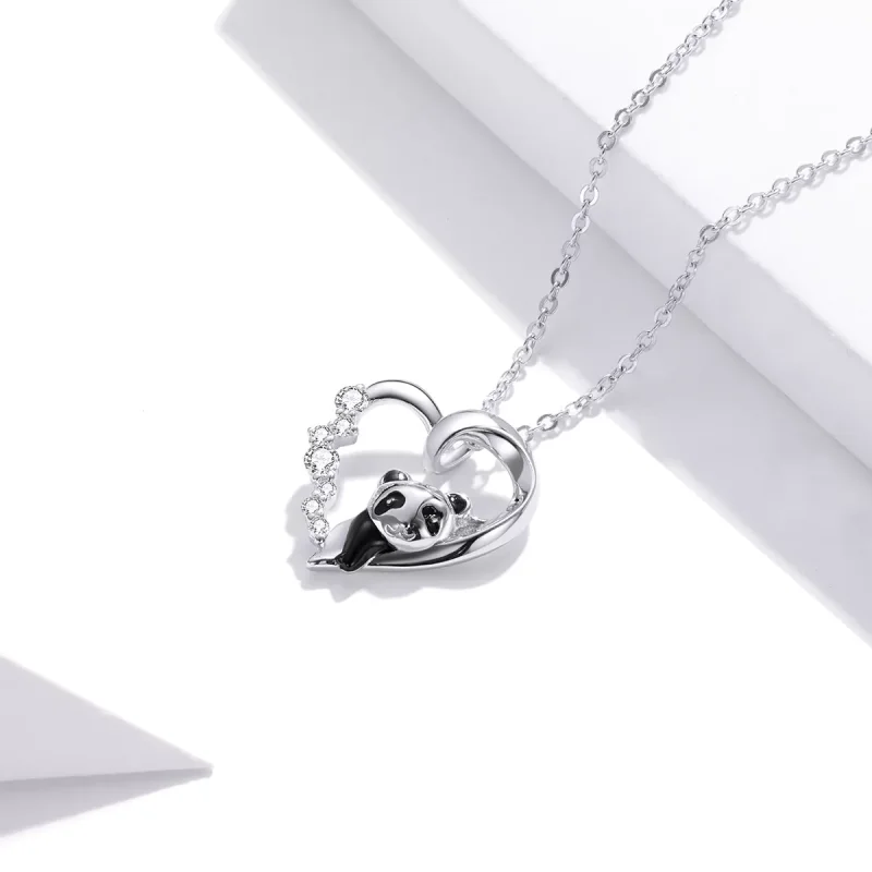 (bild till) Pandora Stil Halsband Söt Liten Panda - Scn453 - View 2