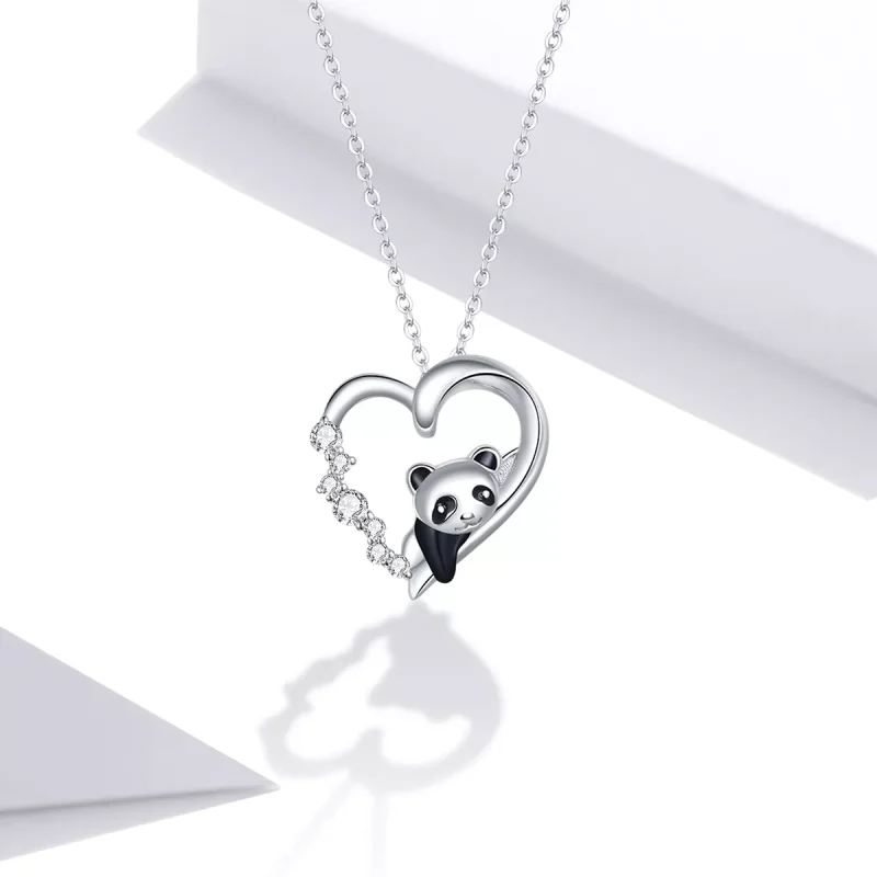 (bild till) Pandora Stil Halsband Söt Liten Panda - Scn453 - View 5