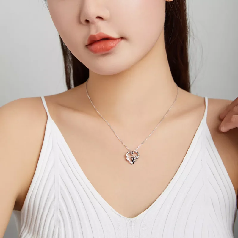 (bild till) Pandora Stil Halsband Söt Liten Panda - Scn453 - View 6