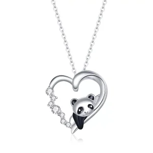 (bild till) Pandora Stil Halsband Söt Liten Panda - Scn453