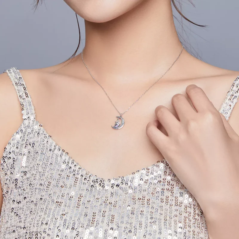 (bild till) Pandora Stil Halsband Tro På Dina Drömmar - Scn410 - View 6
