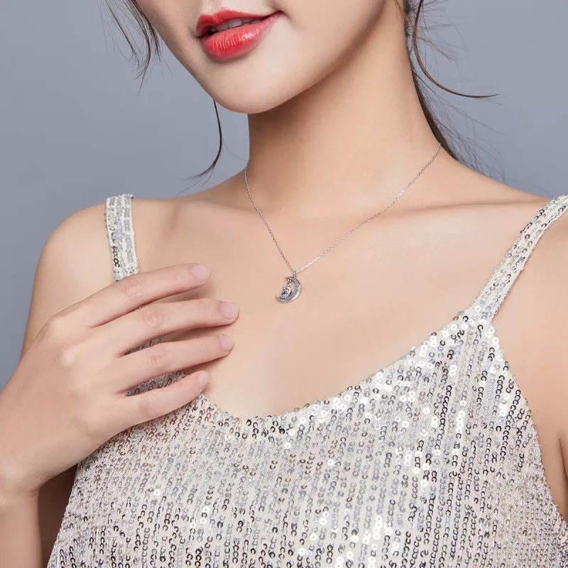 (bild till) Pandora Stil Halsband Tro På Dina Drömmar - Scn410 - View 8