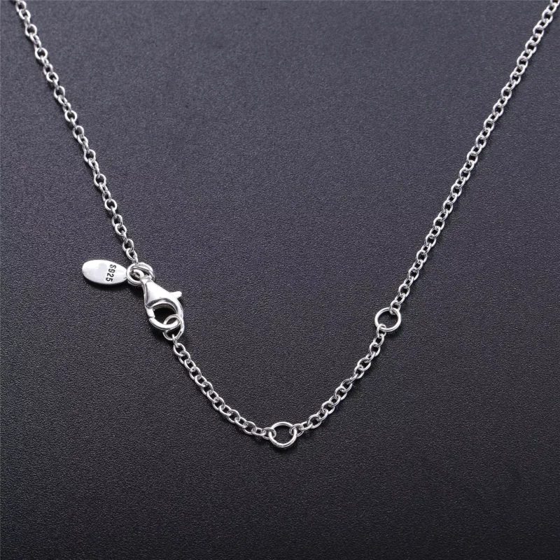 (bild till) Glittrande Öppet Hjärta Halsband - View 3
