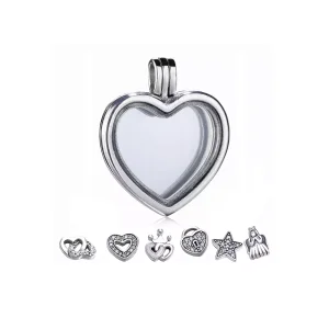 (bild till) Pandora Fotled Armband Flytande Hjärtficka - Pj00262-1
