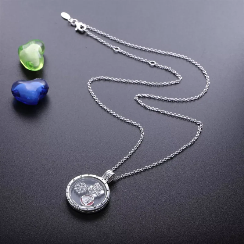 (bild till) Pandora Fotled Armband Flytande Medaljong Och Kärlek & Familj - R800064 - View 3