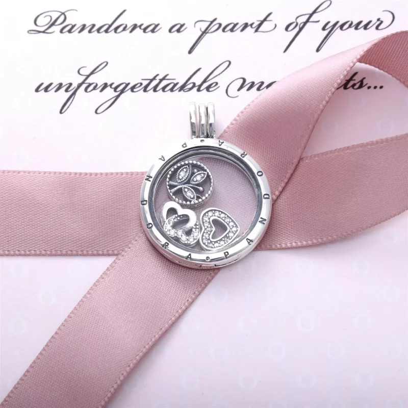(bild till) Pandora Fotled Armband Flytande Medaljong Och Kärlek & Familj - R800064 - View 4