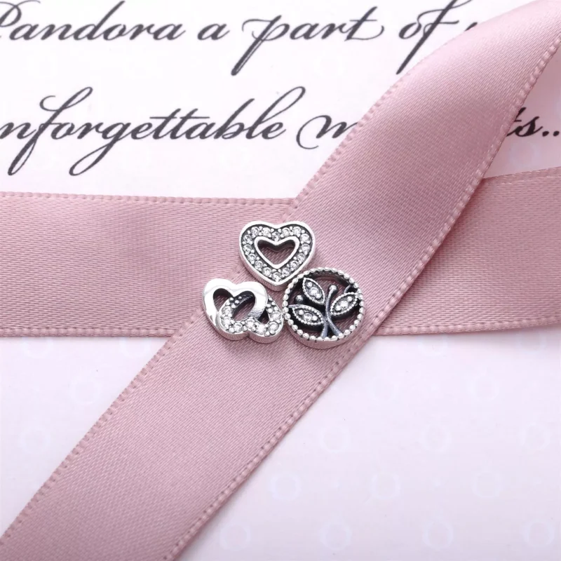 (bild till) Pandora Fotled Armband Flytande Medaljong Och Kärlek & Familj - R800064 - View 5