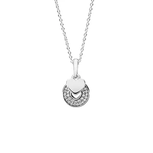 (bild till) Pandora Halsband Firande Hjärtan - 390404Cz-70