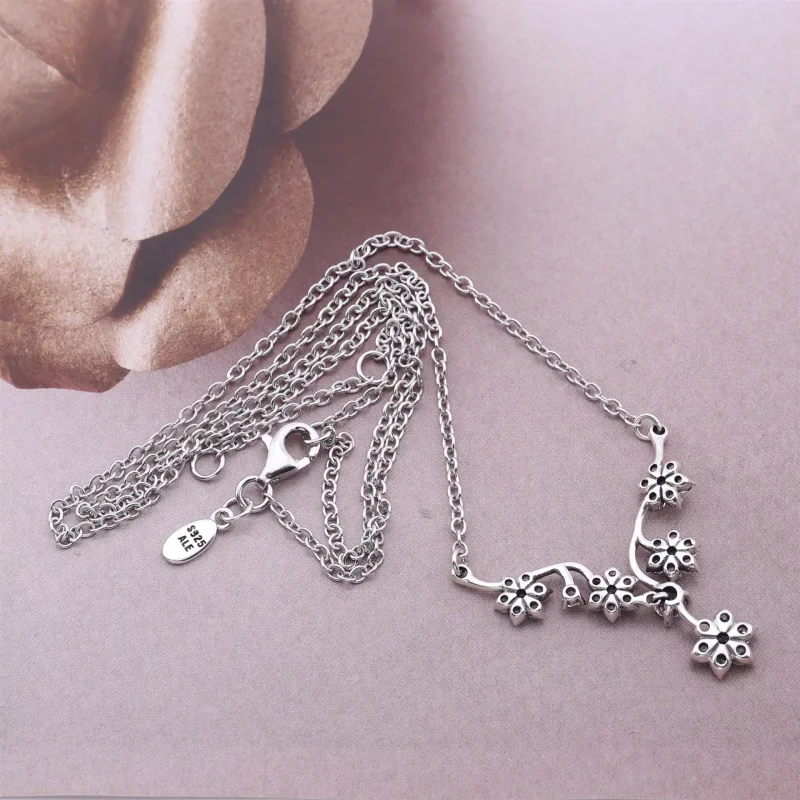 (bild till) Pandora Halsband Glöm Mig Inte - 590519Acz-45 - View 2