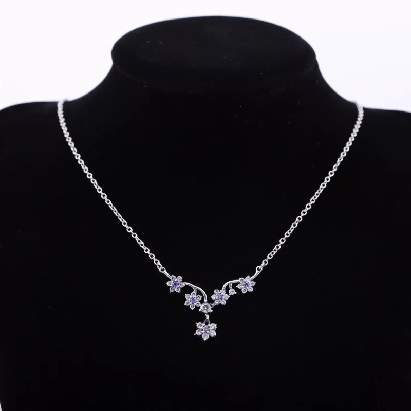(bild till) Pandora Halsband Glöm Mig Inte - 590519Acz-45 - View 3