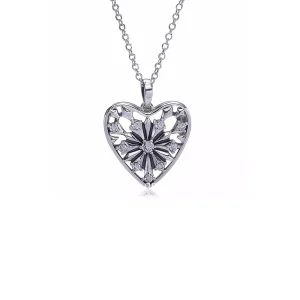 (bild till) Pandora Halsband Hjärtat av Vintern - Pj00287-1