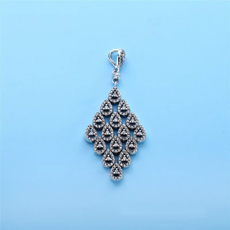 (bild till) Pandora Halsband Kaskad Glamour - 396262Cz-80 - View 2