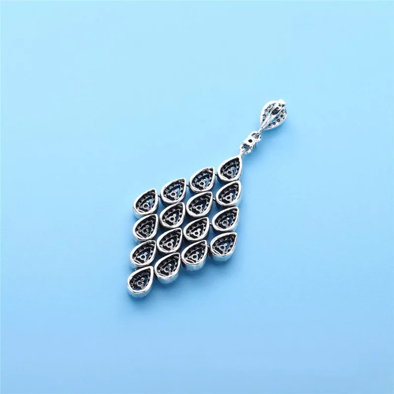 (bild till) Pandora Halsband Kaskad Glamour - 396262Cz-80 - View 3