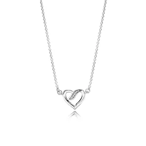 (bild till) Pandora Halsband Kärleksband - 590535Cz-45