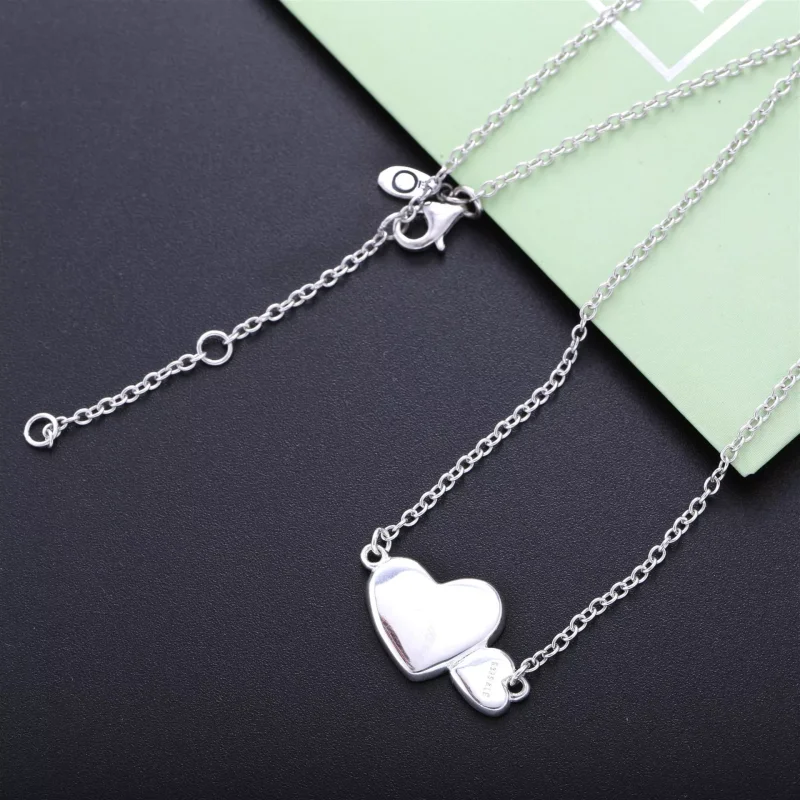 (bild till) Pandora Halsband Lysande Hjärtan - 590521Mop-45 - View 2