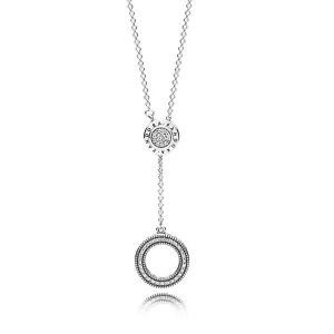 (bild till) Pandora Halsband Pandora Signatur - 397445Cz-70