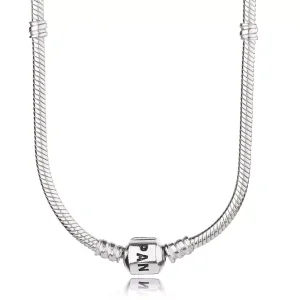 (bild till) Pandora Halsband Sterling Fatlås - 590703Hv