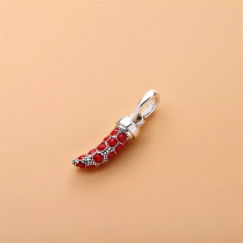 (bild till) PANDORA Red AmuletCorno Hängsmycke 397203EN07 - View 2