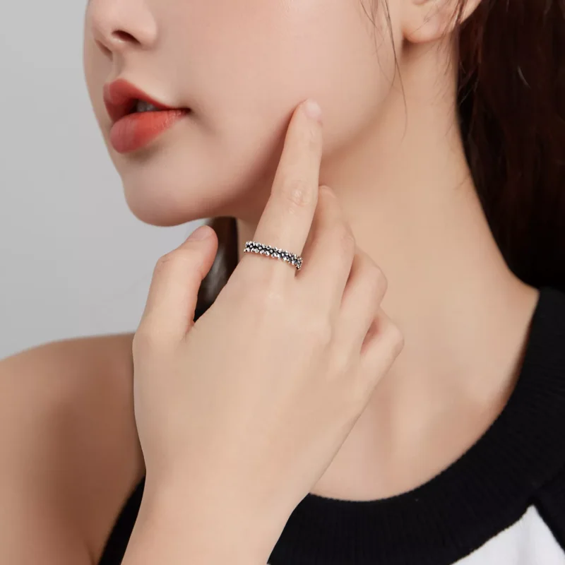 (bild till) Pandora Stil Ring Daisy Chain - Scr724 - View 5