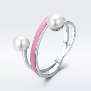 (bild till) Pandora Stil Ring Elegant Geometri - Scr234