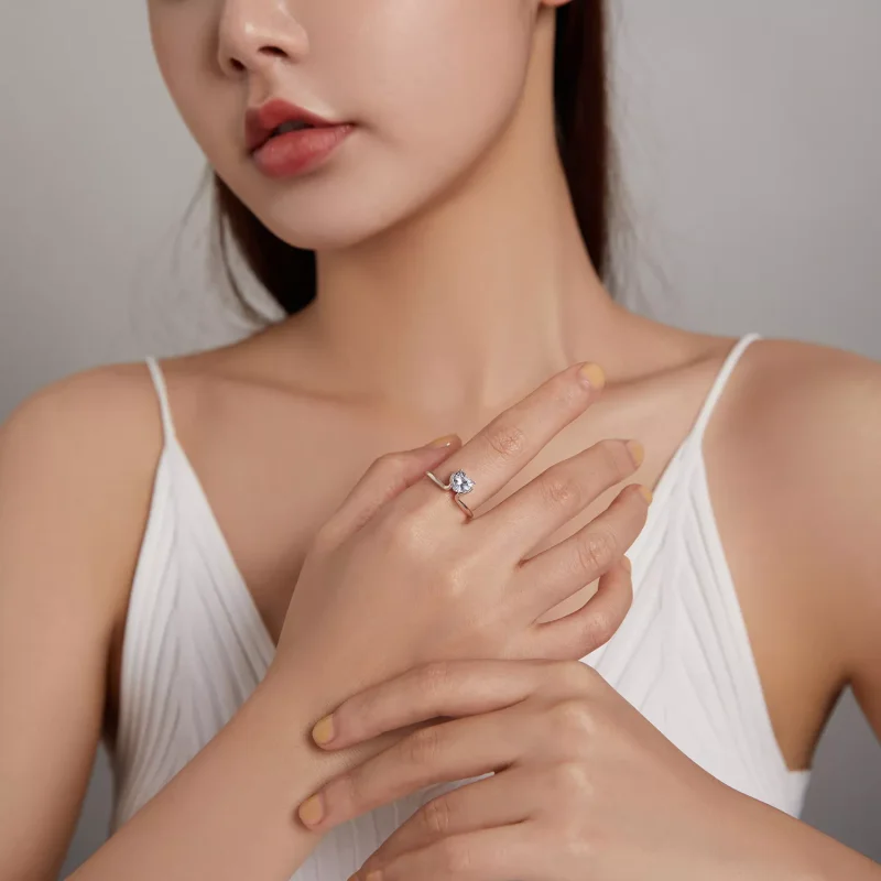 (bild till) Pandora Stil Ring Engagemang - Scr729 - View 5